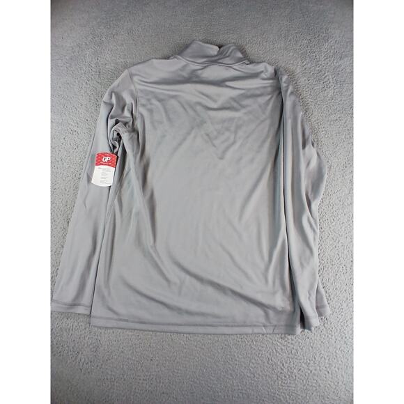 Utah Utes Pullover Golf Mens Medium Gray Long Sleeve 1/4 Quarter Zip NWT - Picture 7 of 8